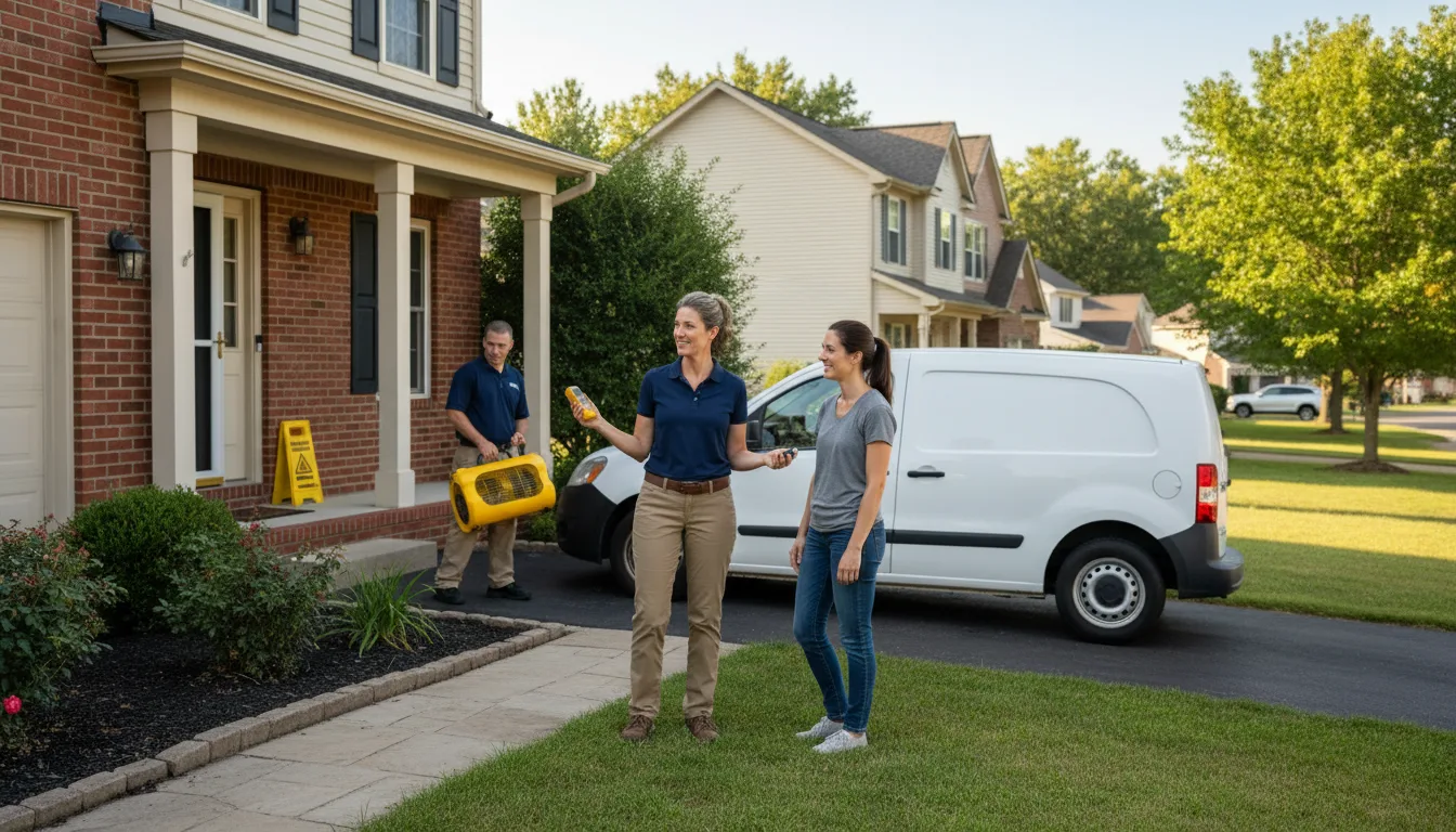 Residential water damage restoration in Winchester, NV